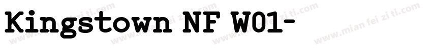 Kingstown NF W01字体转换